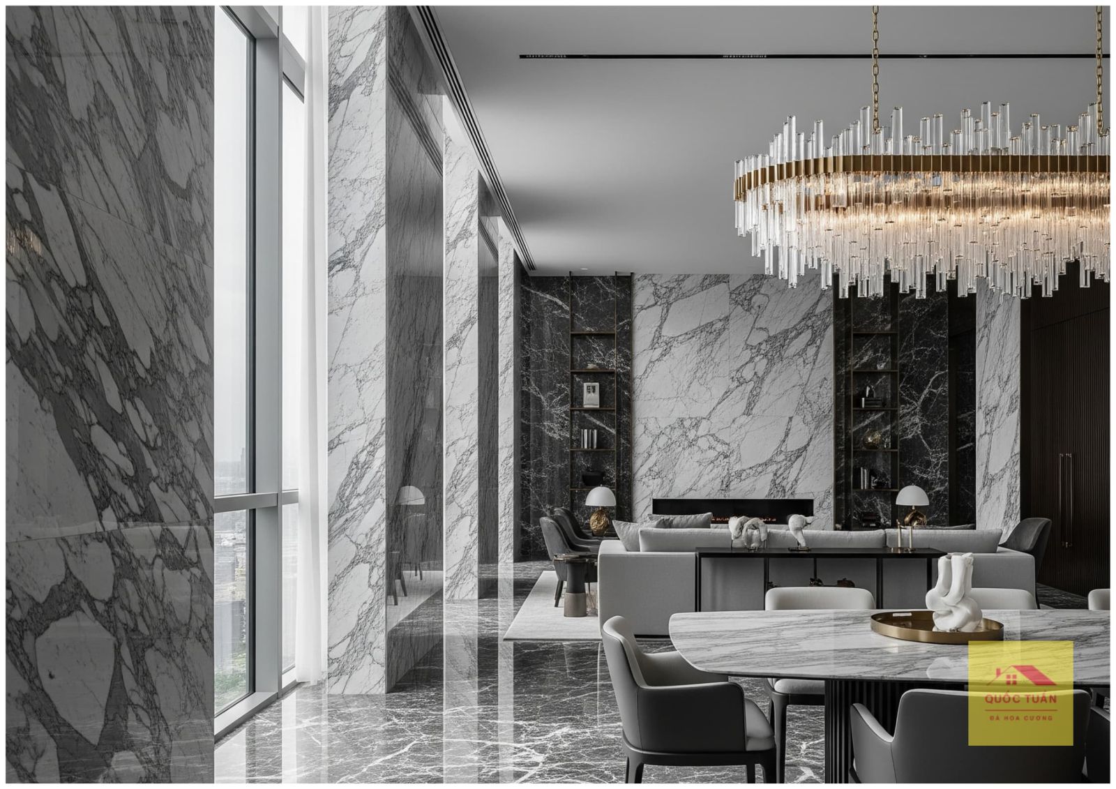 Ưu điểm của đá marble